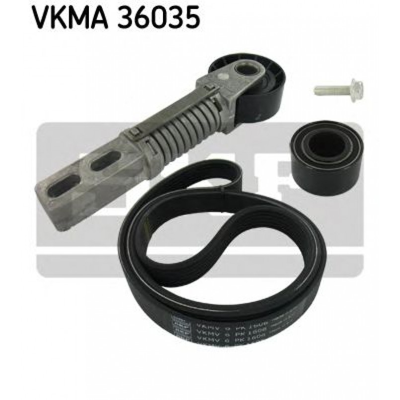 VKMA 36035 SKF Комплект доріжкового ремня (ролик, ремінь)